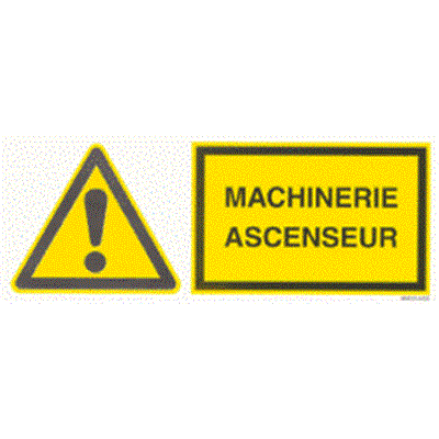 Panneau Machinerie d'ascenseur