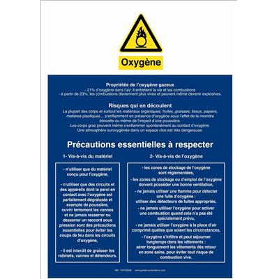 Précaution utilisation Oxygène