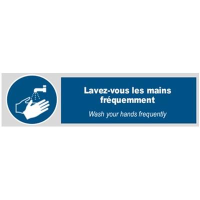 Signal Lavez-vous les mains fréquemment - lot de stickers -