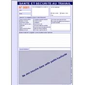 Registre sante et securité au travail