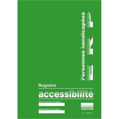 Registre d'accessibilité des personnes handicapées en ERP et IOP
