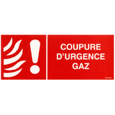 Coupure d'urgence gaz