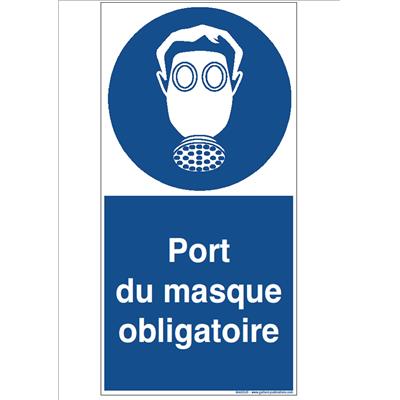 Panneau d'obligation PORT DU MASQUE