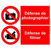 Signal interdiction de photographier ou filmer