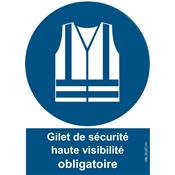 Port du gilet de sécurité haute visibilité obligatoire