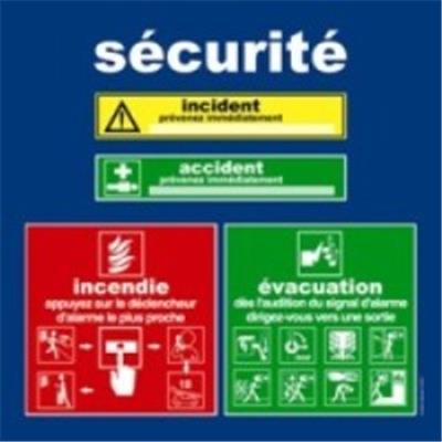 Consigne sécurité incendie pour ATELIER, CUISINE, LOCAL TECHNIQUE