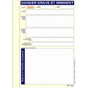 Registre des dangers graves et imminents en TRIPLICATA