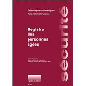 Registre des personnes ages