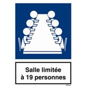Panneau de consigne salle à UNE SEULE PORTE