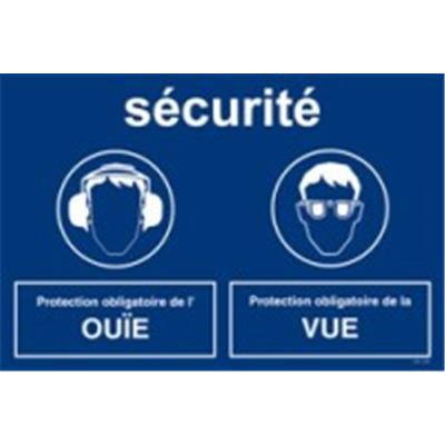 Obligation du port de protection Ouîe+Vue