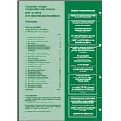 Document unique d'évaluation des risques pour la santé et la sécurité