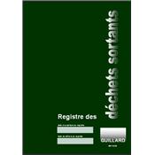 Registre des dchets sortants