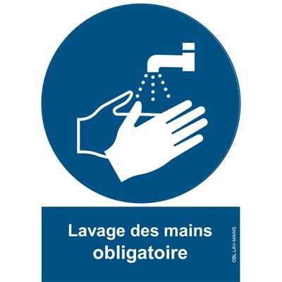 Lavage de mains obligatoire