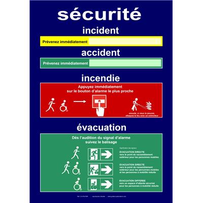 CONSIGNE DE SECURITE POUR ETABLISSEMENT AVEC ESPACE D'ATTENTE SECURISE pour personne à mobilité réduite