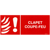 Clapet coupe feu