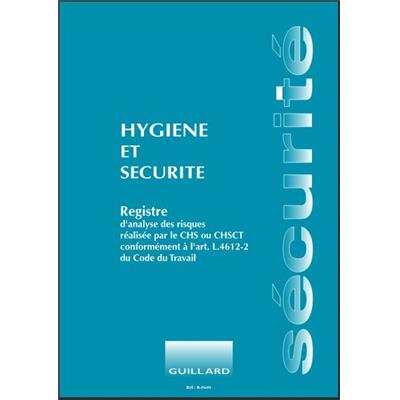 Registre Hygiène et Sécurité