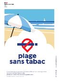 Panneau ESPACE SANS TABAC PLAGE