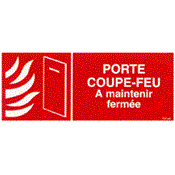 Porte coupe feu  maintenir ferme