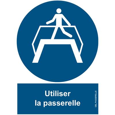 Obligation d'utiliser la passerelle