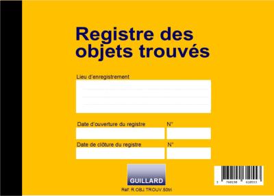 Registre des objets trouvés