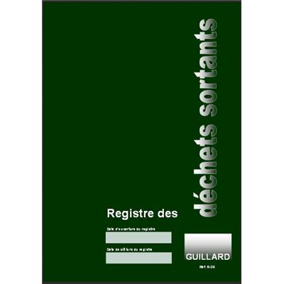 Registre des déchets sortants