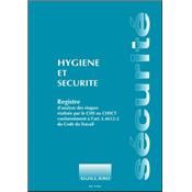 Registre Hygiène et Sécurité