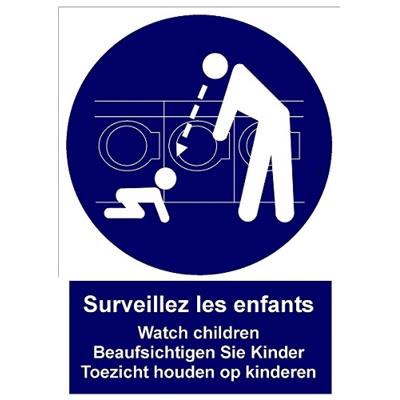 SIGNAL SURVEILLEZ LES ENFANTS dans les laveries automatiques