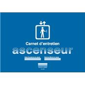 Carnet entretien pour ascenseur en triplicata