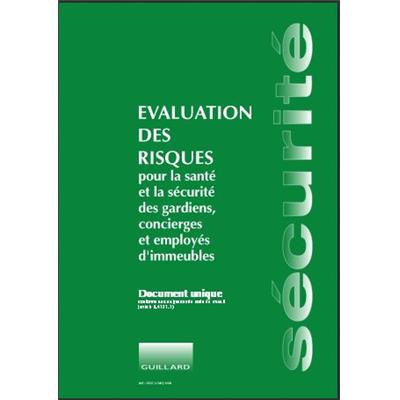 Document unique d'évaluation des risques des gardiens et employés d'immeubles d'habitation