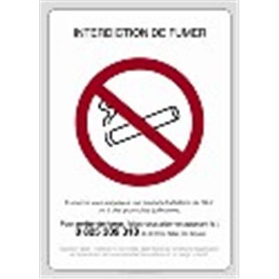 Panneau Interdiction de fumer A3