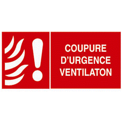 Coupure d'urgence ventilation