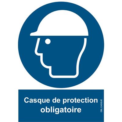 Port du Casque de Protection Obligatiore